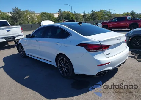 2019 Genesis G80 3.3T Sport из США, поврежденный, VIN KMHGN4JB3KU290992